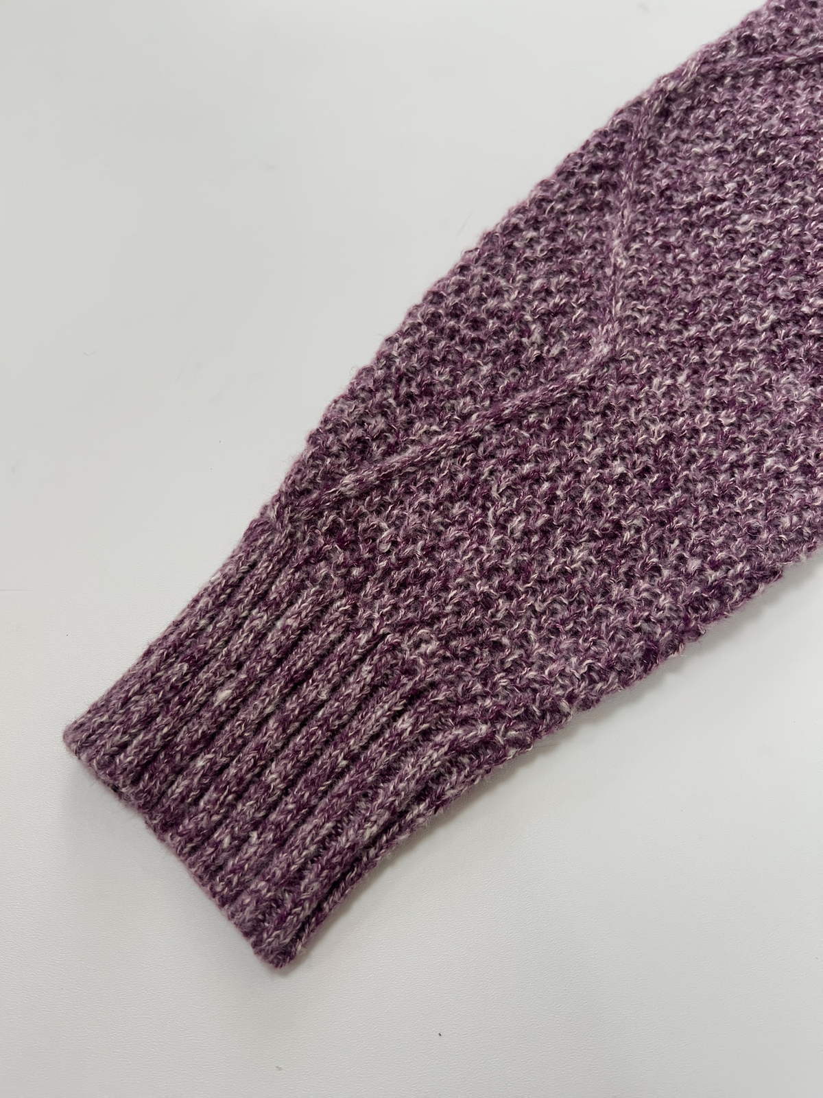 Robe pull femme en maille torsadée à col rond