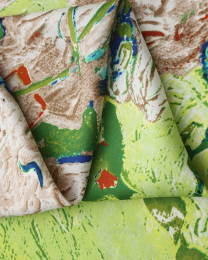 Foulard femme en twill effet soie à bords roulottés