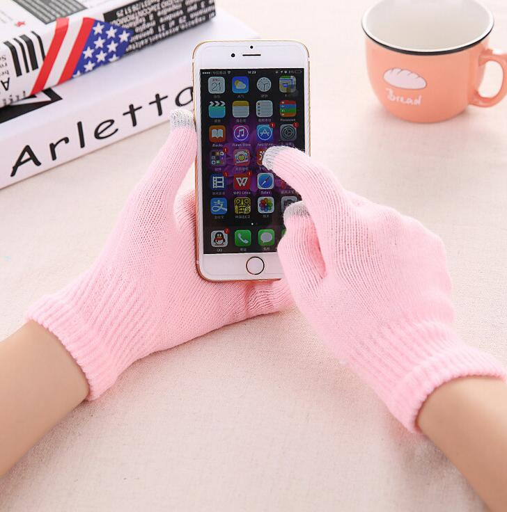 Gants tactiles femme à doublure douce effet polaire
