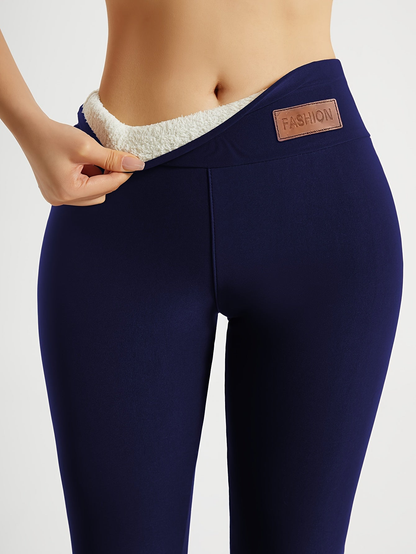 Legging femme taille haute élastique coupe skinny