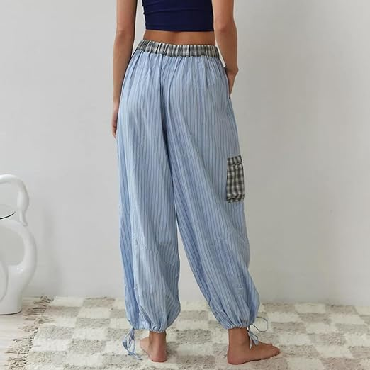 Pyjama femme douillet à haut ample et pantalon assorti