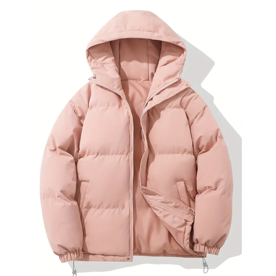 Veste matelassée femme cintrée à capuche zippée